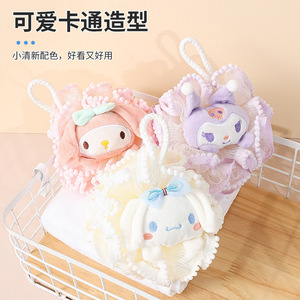 Éponge de bain pour chien Pachana mignonne, forme ovale avec bordure en dentelle, éponge de massage pour le dos, indispensable pour le bain des adultes - Product Image 1