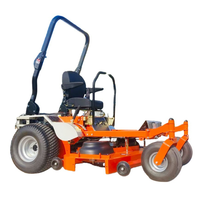 Tondeuse autoportée à rayon de braquage zéro 24 CV, largeur de coupe 42, 48, 52 pouces, 2 roues motrices, moteur, tracteur de jardin, motoculteur