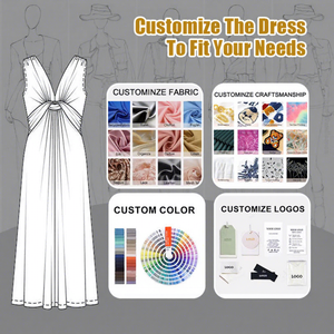 Novità 2024: Abito in Raso Senza Maniche con Collo Quadrato, Vita Alta, Scollo Profondo a V, Sexy, Schiena Scoperta, Allacciatura, Vestibilità Aderente per Estate e Autunno - Product Image 3