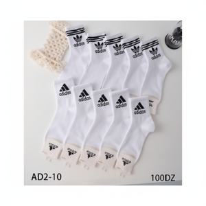 Calzini da donna neri lunghi fino alla caviglia in Nylon traspirante e morbido in seta a maglia personalizzabile con motivo a stampa termica di dimensioni - Product Image 1