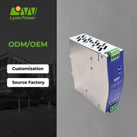 Alimentation électrique à découpage LYNN GLDR-120S-24 120W simple 24V CC 5A Montage sur rail DIN Utilisation industrielle Efficacité 88% Garantie 5 ans