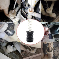 Ressort de retenue pour siphon de vidange avec tige de commande, en NBR/Silicone, pour remplacement de bouchon de valve de machine à laver à double cuve, compatible lave-linge combiné, respectueux de l'environnement