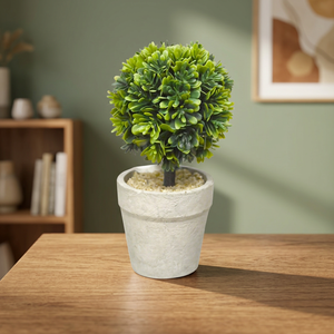 Maceta de Mesa con Topiario de Boj Artificial de 18 cm - Product Image 2