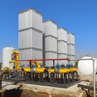 Station de régazification cryogénique électrique montée sur chenilles, unité de vaporisation d'air ambiant pour GNL, LN2, LO2, LAR, LCO2, pour l'alimentation en gaz industriel