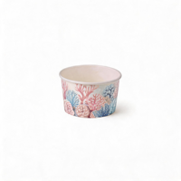 Gobelets en papier jetables Idecor pour crème glacée, à paroi simple, en papier enduit de qualité alimentaire, recyclables, logo personnalisé disponible, 3oz-12oz