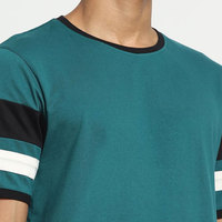 T-shirt en coton respirant et léger à col rond pour homme, taille adulte, personnalisable, de bonne qualité, écologique et uni