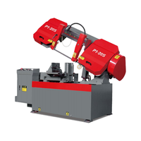 Chine Machine de scie à ruban semi-automatique de 280mm Affûteuse de lame de scie à ruban industrielle Machines de découpe horizontales pour le métal