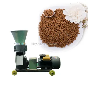 Máquina de pellets de alimentación a pequeña escala, molino de alimentación, mezclador y máquina de pellets para alimentación animal