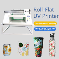 Imprimante DTF A3 automatique, imprimantes à jet d'encre colorées, machine d'impression UV DTF pour acrylique, verre, tasses, imprimantes UV Xp600 DTF