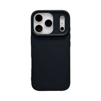 Coque souple unie et simple, compatible avec le nouveau iPhone 17, ainsi que pour les modèles 12 Pro.
