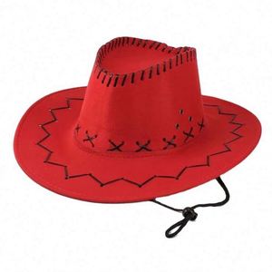 Sombrero Vaquero del Oeste Unisex con Visera Ancha para Fiesta, Pesca, Viajes al Aire Libre, Color Personalizado - Product Image 3