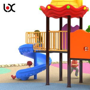 Parc de jardin extérieur pour enfants manèges Playhouse aire de jeux jouets escalade ensemble Slip Tube grand <span class=keywords><strong>toboggan</strong></span> en plastique et balançoire ensemble aire de jeux Oem - Product Image 5