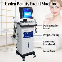 Nettoyeur de peau à nettoyage en profondeur, élimination des points noirs, lissage des ridules, machine à oxygène pour le visage Jet Peel