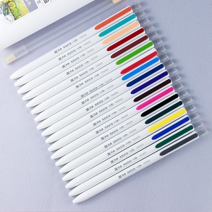 Crayons de couleur mécaniques effaçables à mine rechargeable, à base d'huile, à poussoir, sans aiguillage, pour étudiants, art, peinture, dessin, ensemble de papeterie - Product Image 4