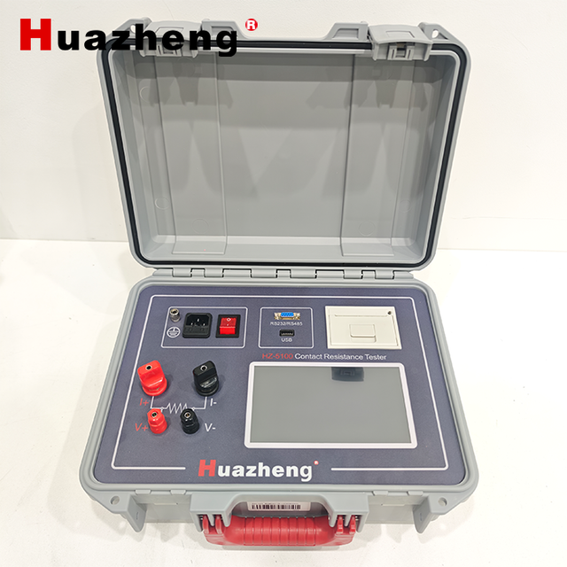 Huazheng Electric Digital 100a DC Micro Ohm Meter Mini Contact Resistance Tester for Circuit Breaker