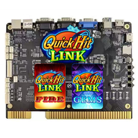 Carte de jeu PCB verticale 2-en-1 Quick Hit Link pour jeu de compétences, à monnayeur, au prix d'usine pour machine de divertissement d'arcade