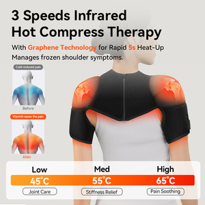 Nuevo Artículo de Moda en Venta para 2026, Masajeador de Hombros con Vibración y Calor, Dispositivo de Cinturón para Aliviar el Dolor de Artritis en los Hombros - Product Image 2