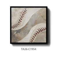 Décoration murale positive pour la maison, la chambre, cadeaux pour femmes, hommes, amateurs de softball, peinture imprimée, toile