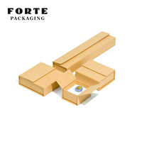 Boîte à bijoux magnétique à double porte jaune, cadeau d'anniversaire de mariage, couleur personnalisée, design tendance
