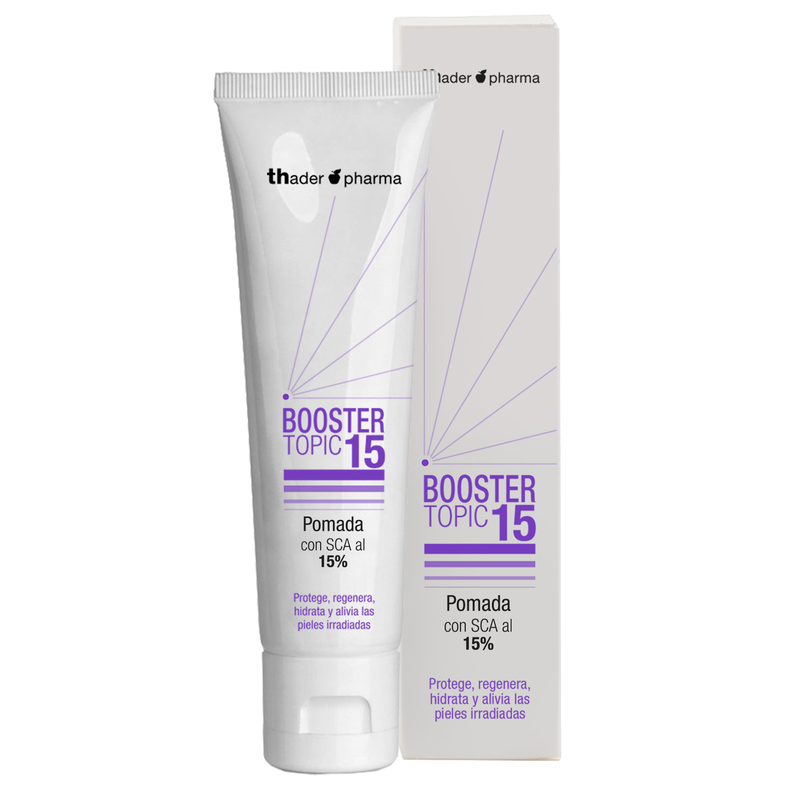 Thader Pharma Booster Topic 15 Cream With 15% Sca For Irradiated Skin