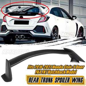 ชุดแต่งสปอยเลอร์หลังคาท้ายรถยนต์ สำหรับ Honda Civic 5 ประตู FK4 FK7 Hatchback ปี 2016-2021 - Product Image 1