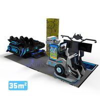 Système de divertissement VR tout-en-un, station de jeu multijoueur, cinéma 9D, salle d'évasion VR pour parc d'attractions FEC