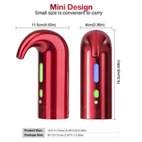 Pompe décanteuse de vin portable rechargeable, distributeur automatique électrique à une touche, aérateur et verseur de vin
