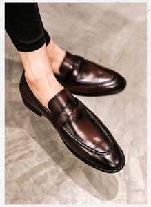 <span class=keywords><strong>Zapatos</strong></span> de Vestir Italianos Casuales para Hombre, Estilo <span class=keywords><strong>Oxford</strong></span> con Parches, Aumentan la Estatura, Económicos, para Bodas y Negocios, 2026 - Product Image 6
