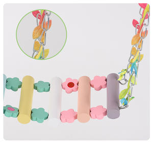 Macaron perroquet jouets balançoire oiseau jouets mignon mâcher oiseau jouets oiseaux Cages accessoires - Product Image 6