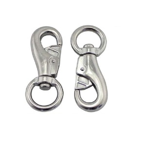Stainless Steel Snap <b>Hook</b> 1000lb Load Capacity Spring <b>Hook</b> For Basket Chair Bed Hanging Use - Product Image 1