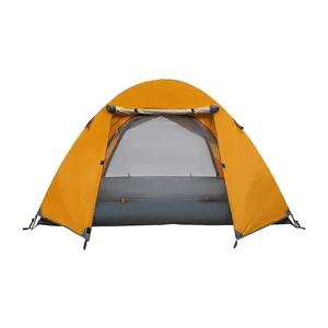Sıcak satış 2 kişi Tente kamp çadırları yürüyüş su geçirmez dış mekan çadırları kamp açık