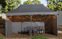 Nouvelle Tente de Réception 3x3 en Tissu Oxford Robuste, Imperméable et Anti-UV pour Publicité Extérieure et Salons Professionnels