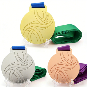 Medallas Deportivas de Metal en Blanco 3D de Aleación de Zinc Personalizadas <span class=keywords><strong>a</strong></span> <span class=keywords><strong>Precio</strong></span> de Fábrica, Medallas de Recuerdo, Medallas con Logotipo Personalizado Baratas - Product Image 2