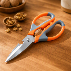 <span class=keywords><strong>Ciseaux</strong></span> de <span class=keywords><strong>cuisine</strong></span> tout-en-un en acier inoxydable avec poignée en plastique antidérapante, <span class=keywords><strong>ciseaux</strong></span> à découper les aliments écologiques et tranchants pour la viande et les légumes - Product Image 6