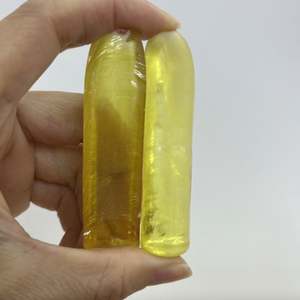 DS Gems 0,2 kg/lote Método de fusión de llama suelta Corindón sin cortar Piedra de zafiro amarillo áspero - Product Image 1