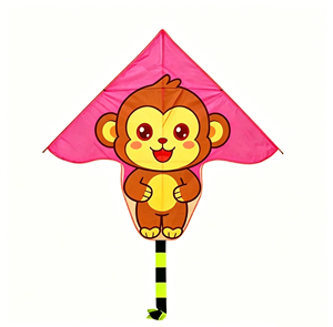 <span class=keywords><strong>Cerf</strong></span>-<span class=keywords><strong>volant</strong></span> pour enfants en forme d'animal de dessin animé, facile à faire voler, en polyester, triangulaire, avec longue queue, pour les sports de plein air et les jeux en famille - Product Image 2
