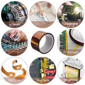 High Temperature Heat Resistant Transfer Thermal Sublimation PCB BGA Electrical Pi Film Silicone Adhesive Hungley Polyimide <strong>Tape</strong> - Product Image 5
