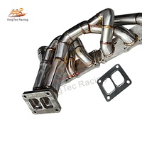 Kit Turbo à montage supérieur N54 collecteur d'échappement pour BMWE90 E91 E92 E93 335i 335Xi 335 XDRIVE 2006 2007 2008 2009 2010 T4 Twin Scroll