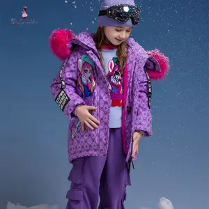 Stilnyashka D-angel Jacket 2024-3 Children's Clothing Luxury Jackets For Kids Girl Outwear Fashion Toddler Girls Jackets