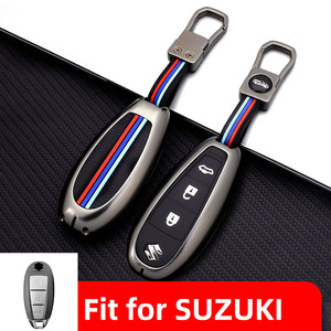 DM Premium Aleación de Zinc Metal llave Fob funda llavero apto para <span class=keywords><strong>SUZUKI</strong></span> Grand Vitara/s-cross entrada sin llave Control remoto llave Fob - Product Image 5