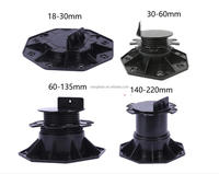 Socle en plastique réglable pour pont WPC, inoxydable, vente en gros