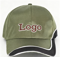Zwarte tweekleurige DRAGON geborduurde baseballpet, unisex verstelbare casual sporthoed