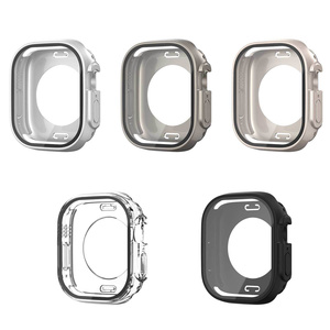 360 a copertura totale custodie per orologi in vetro temperato protettore <span class=keywords><strong>Apple</strong></span> <span class=keywords><strong>Watch</strong></span> 40/41/44/45/42/46 Ultra <span class=keywords><strong>49mm</strong></span> Cover Iwatch 4 5 6 7 8 9 10 - Product Image 2