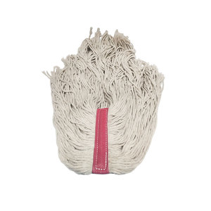 Heavy Duty White Cotton Loop End String <strong>Mop</strong> <strong>Head</strong> Replacement Wet Commercial Cleaning Steel Plastic Basket Commercial <strong>Mop</strong> <strong>Head</strong> - Product Image 6