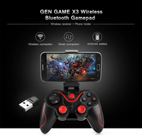 Control Inalámbrico para Juegos de Teléfono Móvil, Gamepad Android T3 X3, Joystick con Bluetooth 3.0 para Tablet y TV Box
