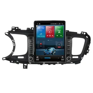 Kirinavi stereo mobil Android 10 9.7 inci, pemutar Video mobil Android vertikal Tesla untuk Kia K5 Optima 2013 2015 navigasi gps