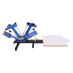 ماكينة طباعة شاشة يدوية من نوع أخطبوط بأربعة ألوان ومحطة واحدة من ديليو، حالة جديدة - Product Image 6