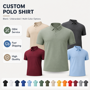 Camisetas Polo al por Mayor Directas de Fábrica, Personalizadas con Logotipo, de Secado Rápido, Transpirables, Informales de Negocios, Mezcla de Poliéster y Spandex OEM - Product Image 1