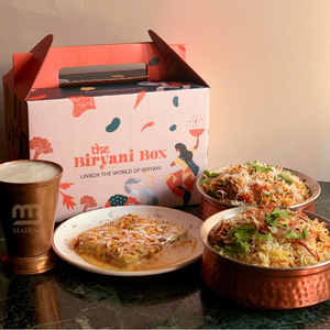 Caja personalizada <span class=keywords><strong>de</strong></span> cartón para restaurante Biryani para llevar, caja <span class=keywords><strong>de</strong></span> papel <span class=keywords><strong>de</strong></span> embalaje Biryani, entrega <span class=keywords><strong>de</strong></span> alimentos en línea, contenedores para llevar con asa - Product Image 1