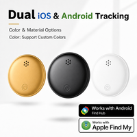 Traceur intelligent double système BLE anti-perte, avec batterie remplaçable, compatible Apple Find My et Google Find Hub